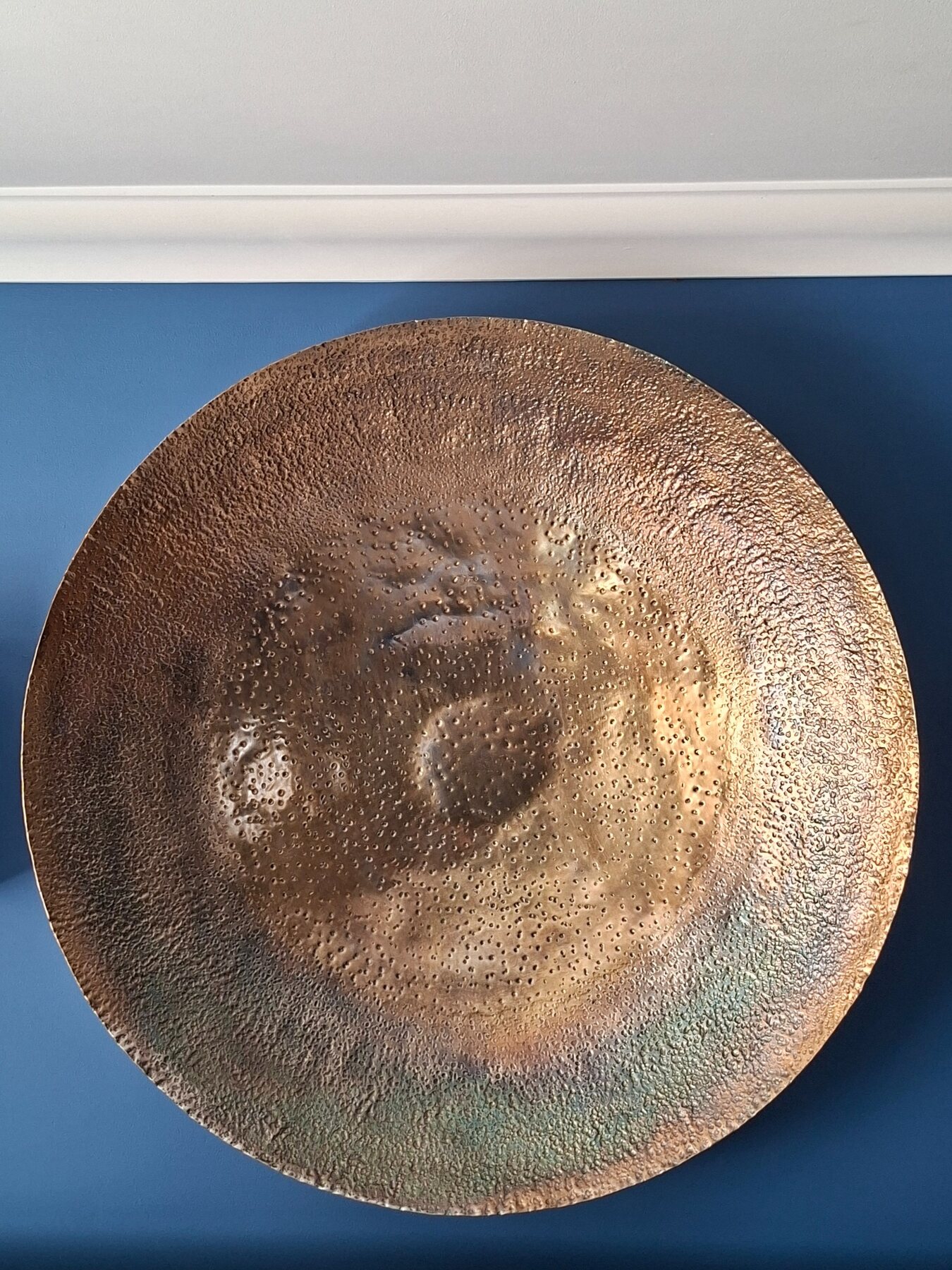 Bronze circular artwork
