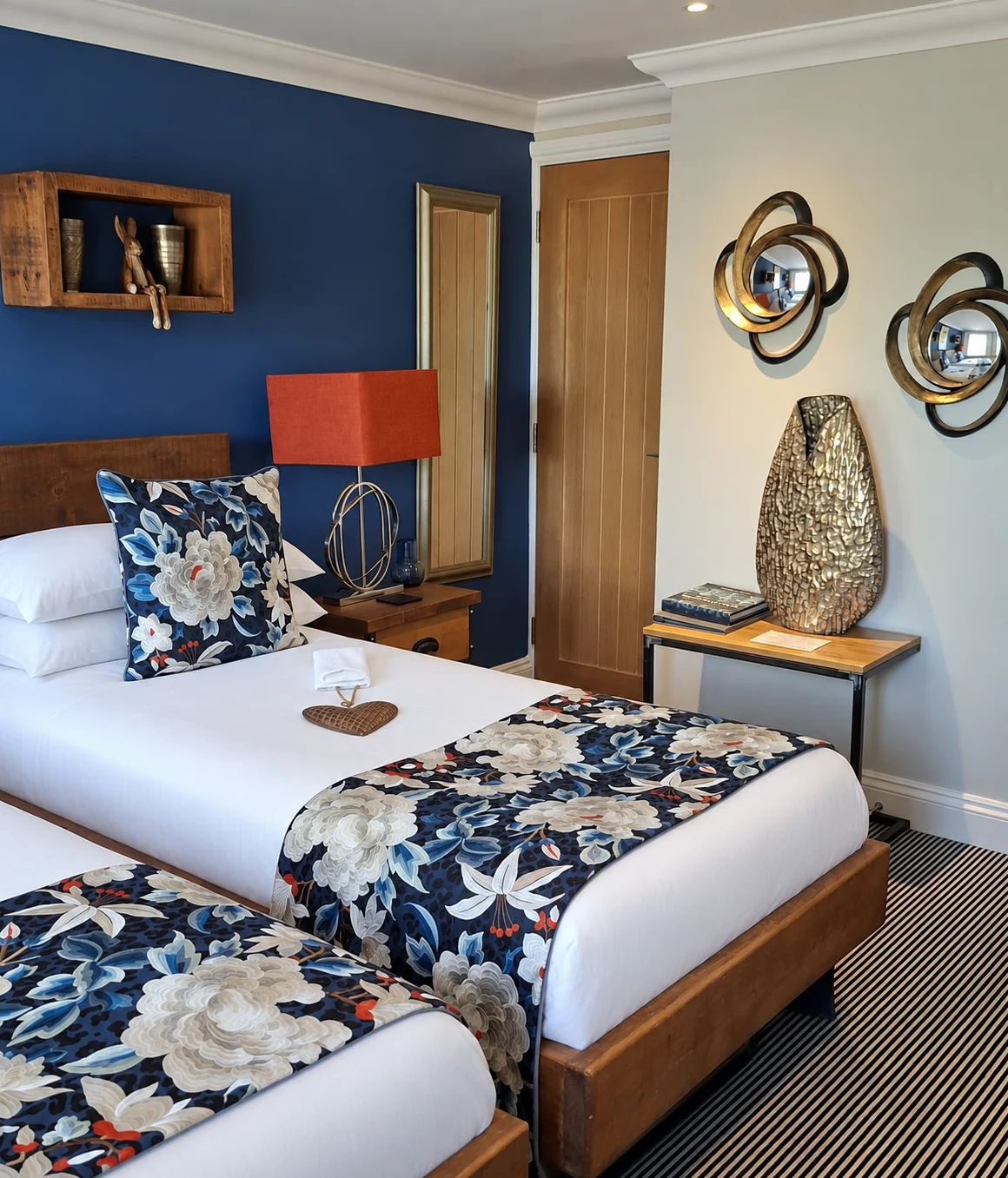 The colourful Pip twin room at Havisham House