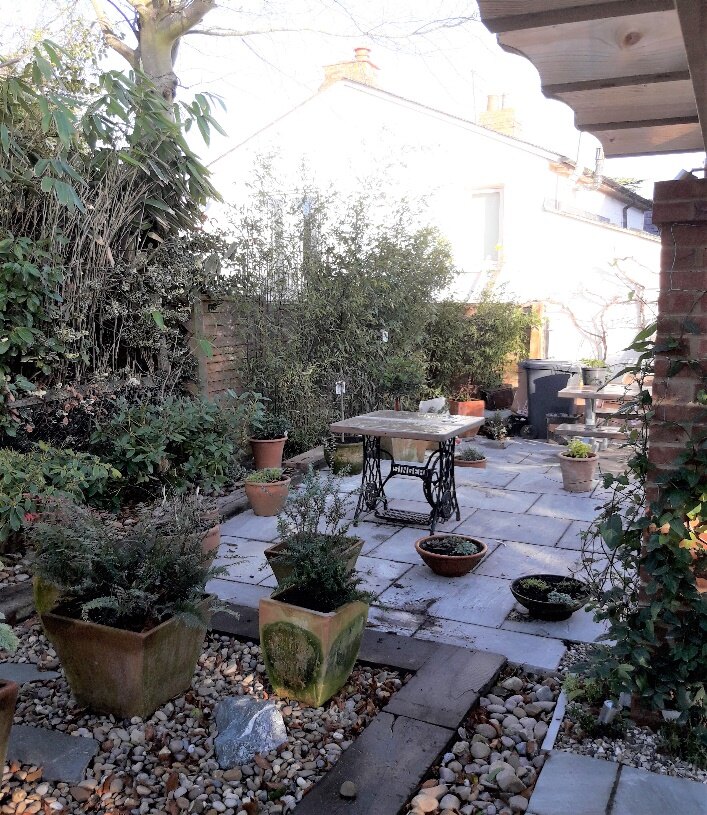 The completed Havisham House garden