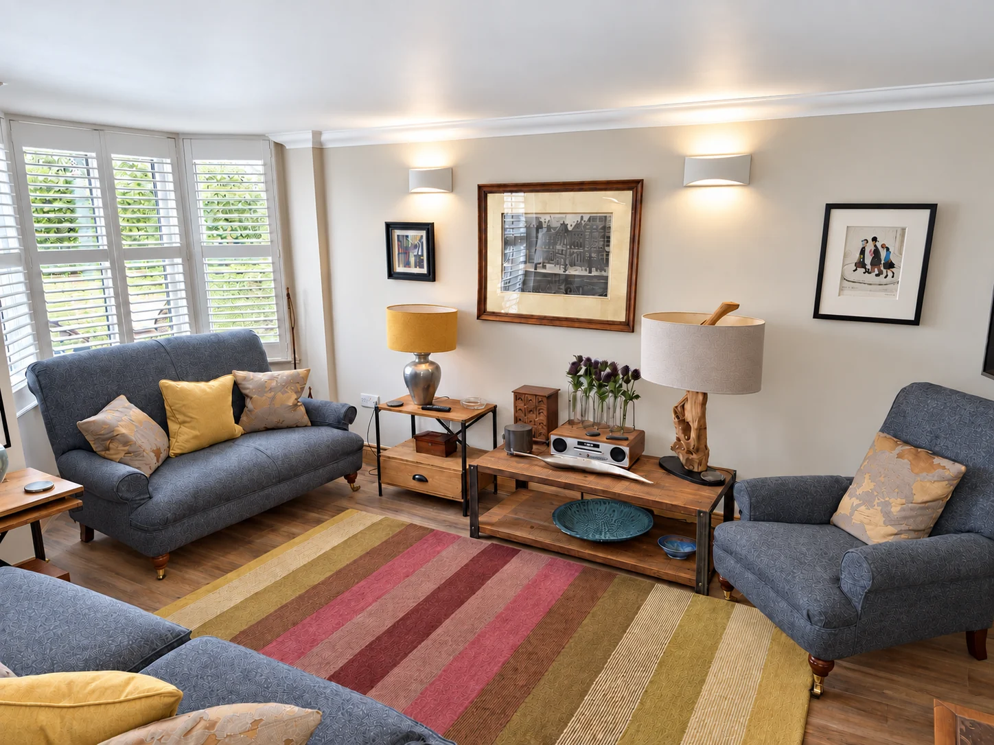 Bright top-floor guest sitting room