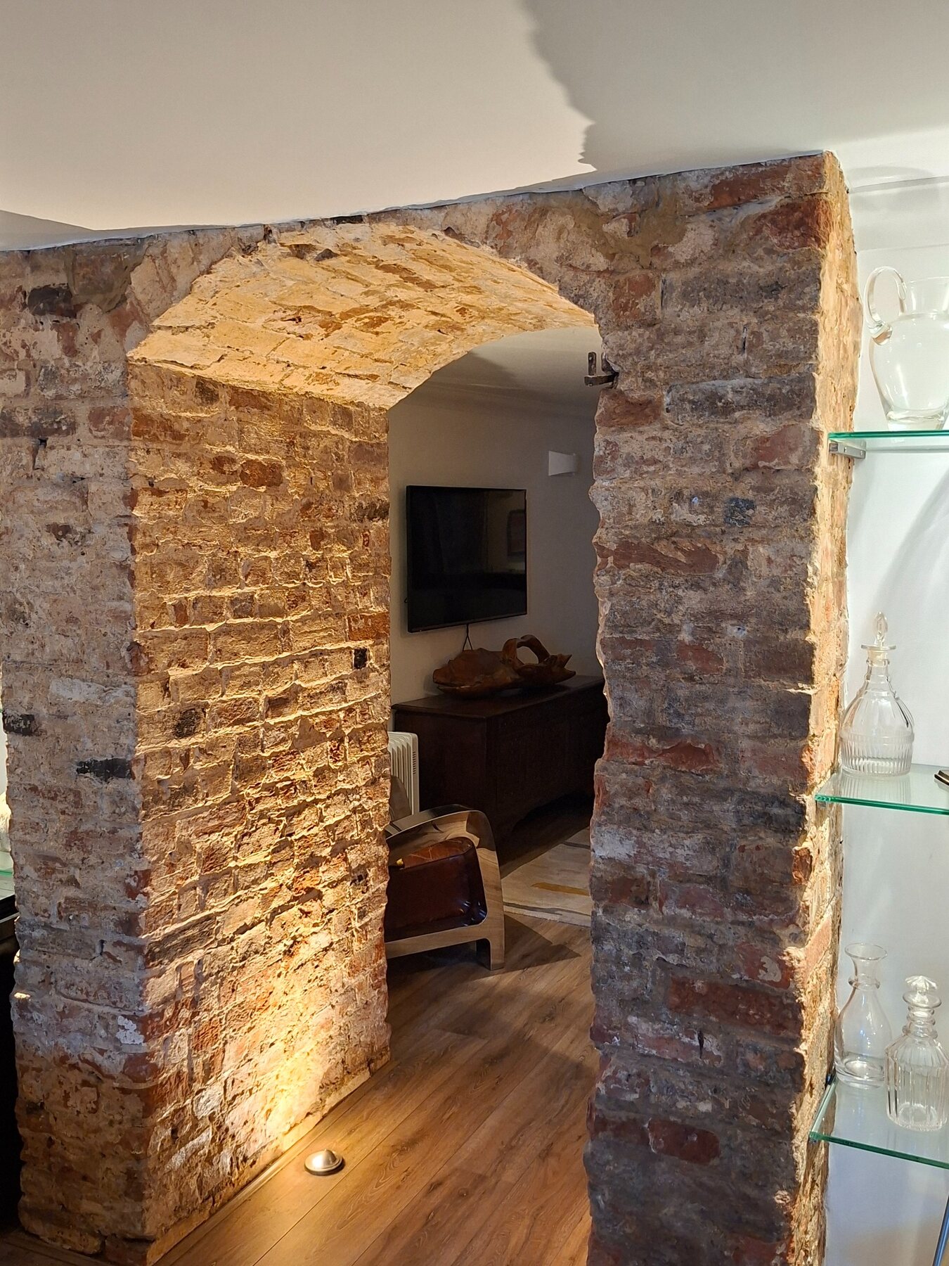 Victorian brick archway